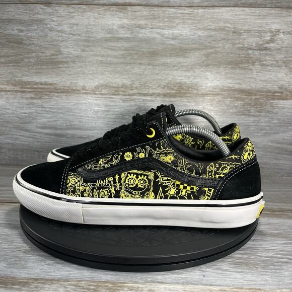 Vans x Men’s SpongeBob SquarePants Mike Gigliotti Old Skool Sneakers Size 9.5 - Picture 1 of 9